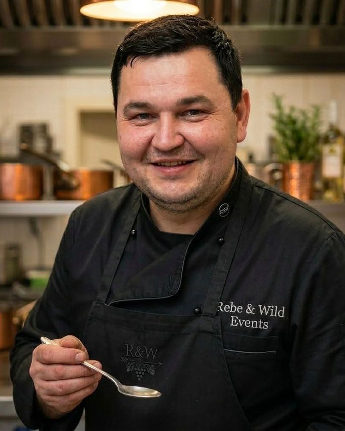 Küchenchef Marius von Rebe & Wild Events